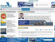 Tablet Screenshot of portnews.ru